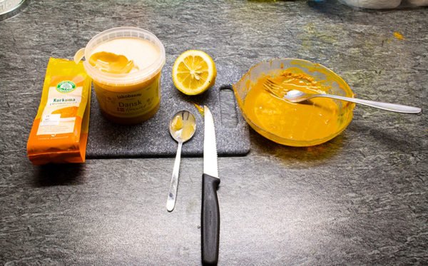 Zutaten Kurkuma Maske